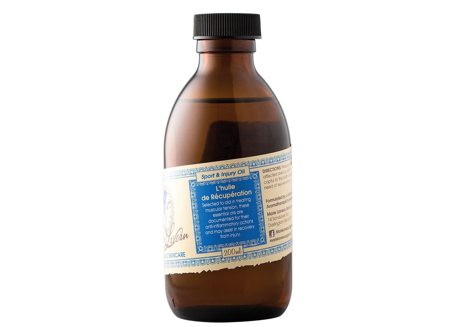 L’ HUILE DE RECUPERATION ‘Sport and Injury Recovery Oil’ 200ml